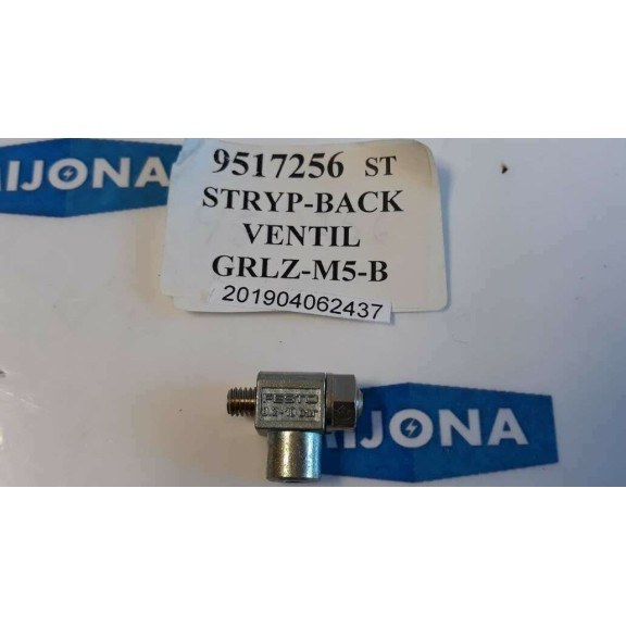 FESTO 0.2-10bar GRLZ M5 B STRYP BACK VENTIL (New old stock)