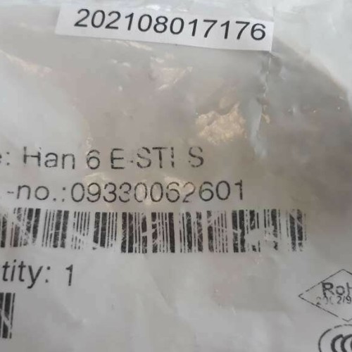 HARTING HAN 10 E STI S CONNECTOR 09330062601 HARTING HAN 10 E STI S CONNECTOR 09330062601