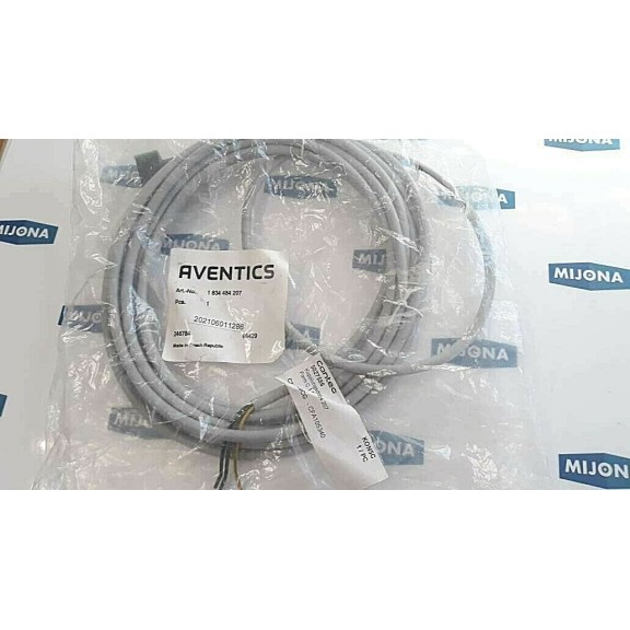 AVENTICS 1 834 484 207 24V AC DC 4A IP67 CABLE 1834484207 AVENTICS 1 834 484 207 24V AC DC 4A IP67 CABLE 1834484207