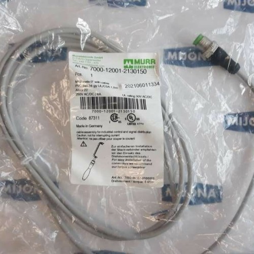 Murr Elektronik 7000 12001 2130150 M12 MALE STRAIGHT cable 1,5m Murr Elektronik 7000 12001 2130150 M12 MALE STRAIGHT cable 1,5m