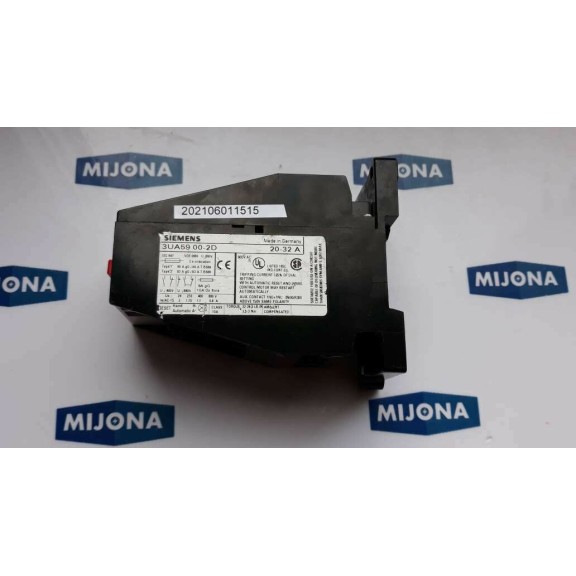 SIEMENS 3UA59 00 2D OVERLOAD RELAY 20-32A 690V 600VAC 3UA59002D