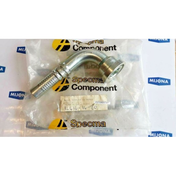 SPECMA IL616 16 20 46691 20 16 presn interlock 90B SAE6000 NEW OLD STOCK