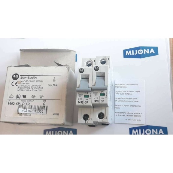 ALLEN BRADLEY 1492 SP1C160 SER C 240 415VAC 1492 SP PRICE FOR 2PSC NEW OLD STOCK
