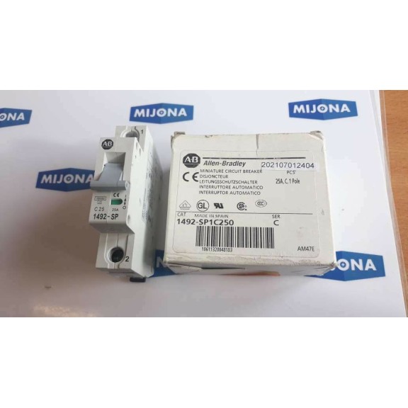 ALLEN BRADLEY 1492 SP1C250 SER C  240 415VAC 1492 SP NEW OLD STOCK