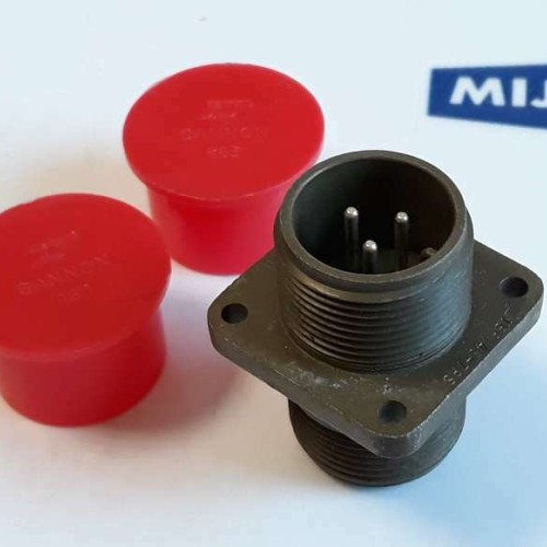 ITT CANNON ELECTRIC TBF14S 7PS ADAPTOR ASSY (new old stock)
