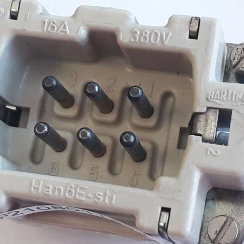 Harting HAN 6E sti CONNECTORS 16A 380V