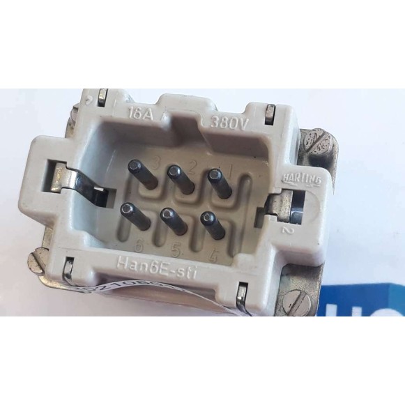 Harting HAN 6E sti CONNECTORS 16A 380V