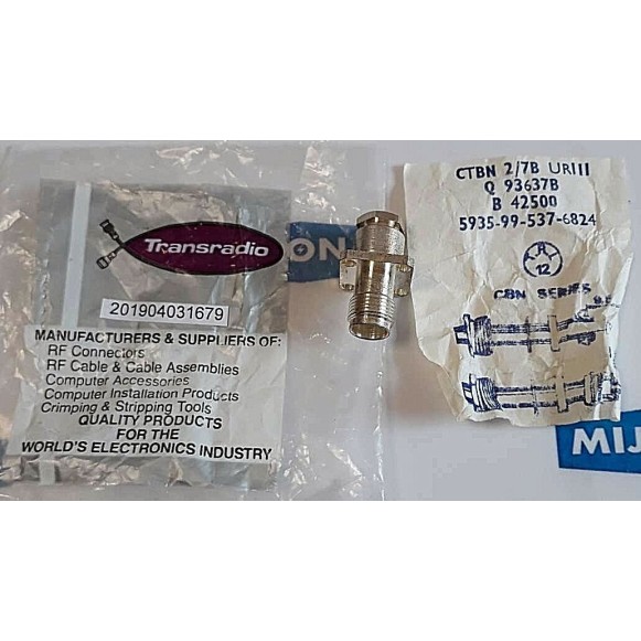 Transradio connector 8849TRL93637B (New old stock)