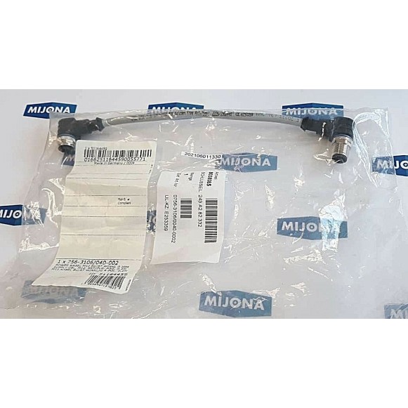 WAGO 756 3106 040 002 POWER CABLE 0,20M 4POL