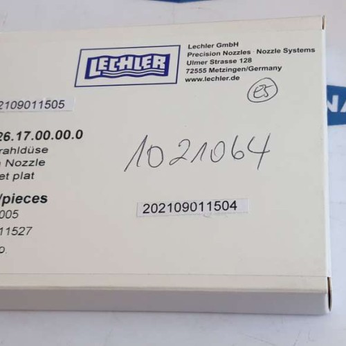 LECHLER 652 726 17 00 00 0 FLAT FAN NOZZLE Preis pro Packung Price for 5 psc.
