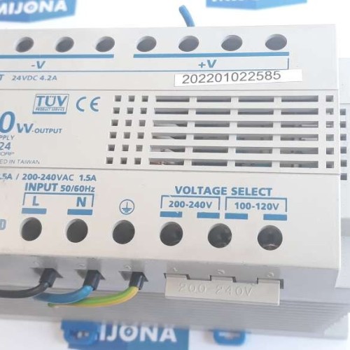 IDEC PS5R-E24 OUTPUT 24VDC 4.2A 100 W OUTPUT POWER SUPPLY INPUT 50 60HZ IDEC PS5R-E24 OUTPUT 24VDC 4.2A 100 W OUTPUT POWER SUPPLY INPUT 50 60HZ