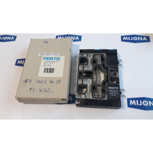 Festo CPV14 M1H 52X3GLS 1 8 MAGNEVENTIL 161362 (new old stock)