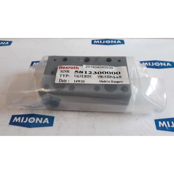 Aventics valve BODY 5812300000 14W20 V581 5 2DP 12 A M 0670