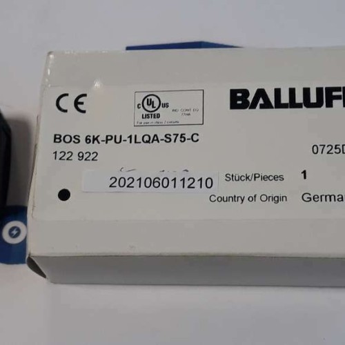 BALLUFF BOS 6K PU 1LQA S75 C 10 30VDC 100mA 122 922 122922