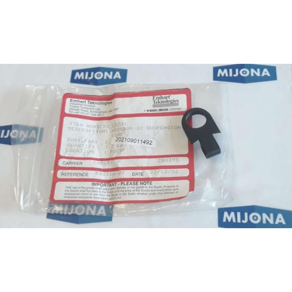 Emhart 15731 MCS5800 30 SUSPENSION LOOP AUFHÄNGUNGSSCHLAUFE PA6 GF25new old stoc
