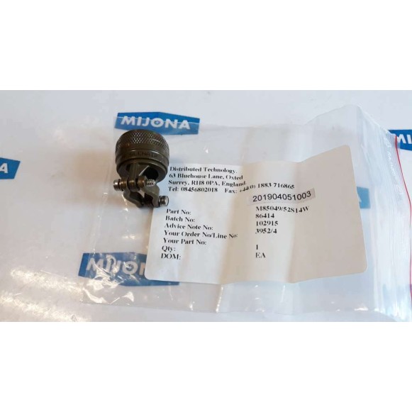 06324 Glenair M85049 52S14W 1126 Straight clamp 06324 Glenair M85049 52S14W 1126 Straight clamp
