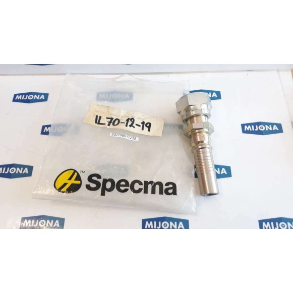 SPECMA IL70 12 19 PRESSN INTERLOCK RAK INV ORFS 46224 12 12 NEW OLD STOCK SPECMA IL70 12 19 PRESSN INTERLOCK RAK INV ORFS 46224 12 12 NEW OLD STOCK