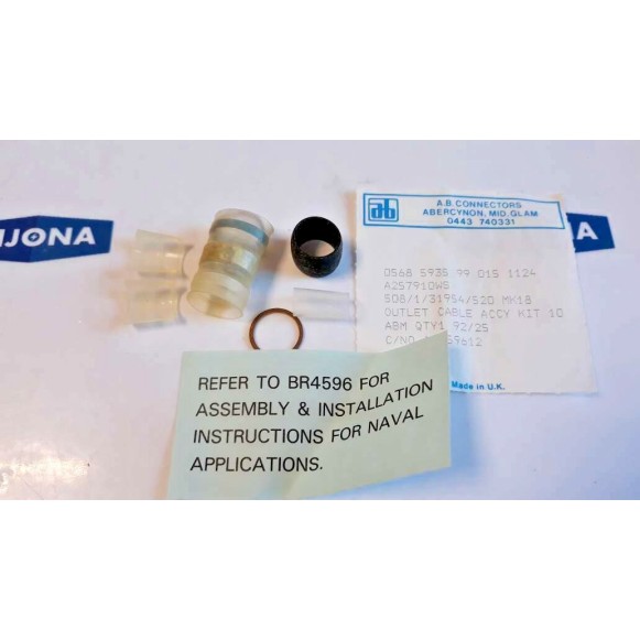 AB connectors Outlet cable accy kit ABM QTY1 92 95 NSN 0568 5935 99 015 1124