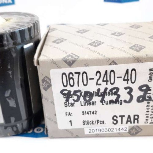 STAR LINEAR 0670 240 40 LINEAR BUSHING kugelbuchsen 314742