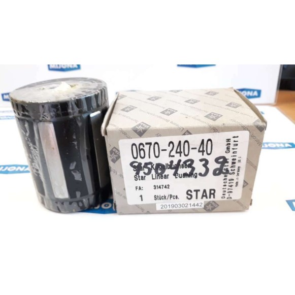 STAR LINEAR 0670 240 40 LINEAR BUSHING kugelbuchsen 314742