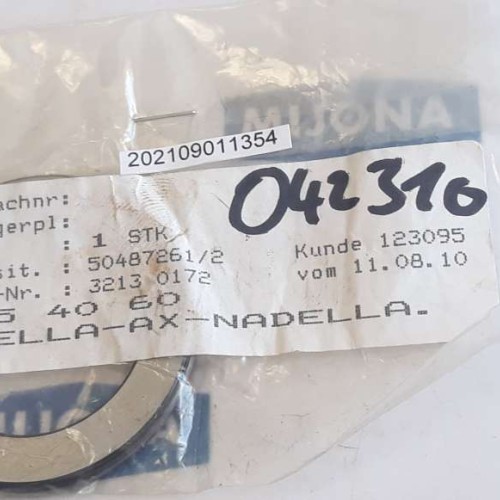 NADELLA AX 5 40 60 axial needle cage with ring (NEW OLD STOCK)