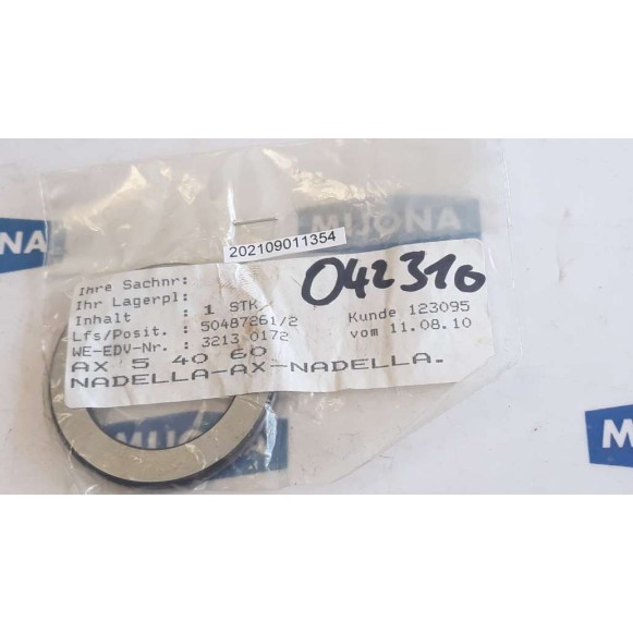 NADELLA AX 5 40 60 axial needle cage with ring (NEW OLD STOCK) NADELLA AX 5 40 60 axial needle cage with ring (NEW OLD STOCK)