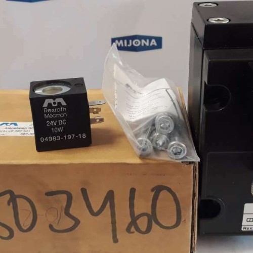 Rexroth Mecman Valve 567 301 000 2 03W49 10BAR  REXROTH 04983 197 18 24VDC 10W