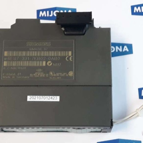 SIEMENS simatic S7 6ES7 331 7KB02 0AB0 SM331 AI 2X12BIT 6ES7331-7KB02-0AB0