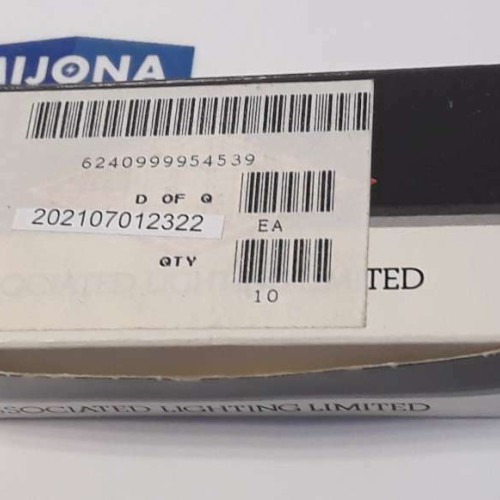 ASSOCIATED LIGHTING LIMITED A294 R 12V 4W MCC PRICE FOR 10 PSC (NEW OLD STOCK)
