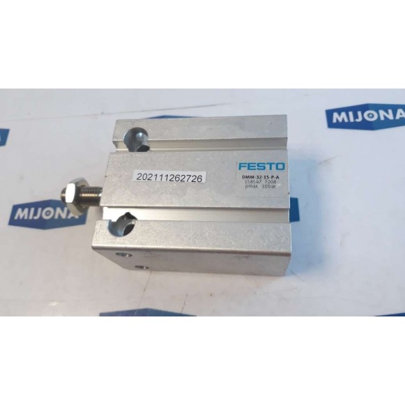 FESTO DMM 32 15 P A 10BAR Compact Cylinder 158547 NEW OLD STOCK FESTO DMM 32 15 P A 10BAR Compact Cylinder 158547 NEW OLD STOCK