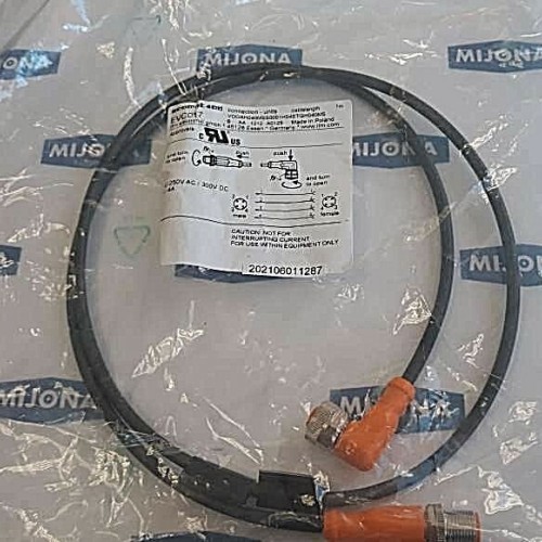 IFM ECOMOT 400 EVC017 CONNECTION CABLE 1M 250V AC 300V DC