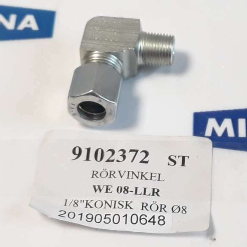 Vinkel HYDROSCAND WE 08 LLR 1/8 KONISK Pipe angle Rohrwinkel (new old stock)