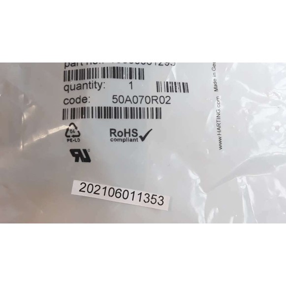 HARTING HAN 6B asg2 LB K M20 19300061295 tüllengehäuse sleeve housing