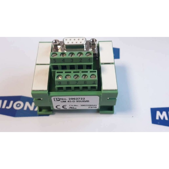 Phoenix Contact UM 45 D 9SUB B 2962722 INTERFACE MODULE