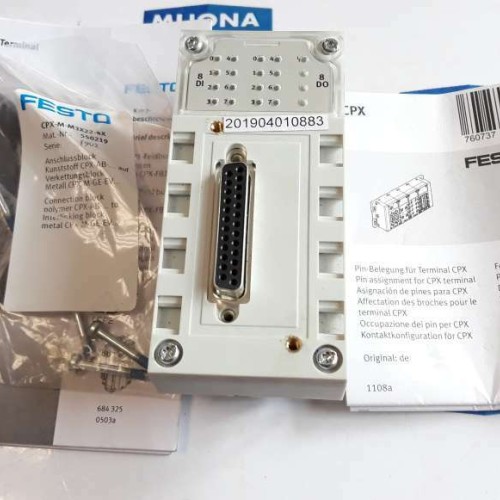Festo CPX AB 1 SUB BU 25POL 525676 F2 650972 modul (new old stock) Festo CPX AB 1 SUB BU 25POL 525676 F2 650972 modul (new old stock)