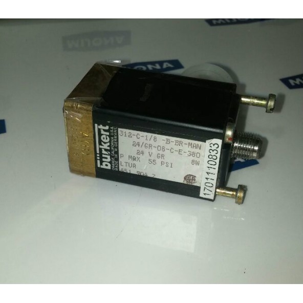 Bürkert drukbereik PN 0-4,5 bar A(B) 312-01 8 Bürkert drukbereik PN 0-4,5 bar A(B) 312-01 8