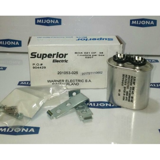 Superior Electric Aerovox Capacitor Kondensator 2,25 MF 330 AC 60 HZ 207419-010