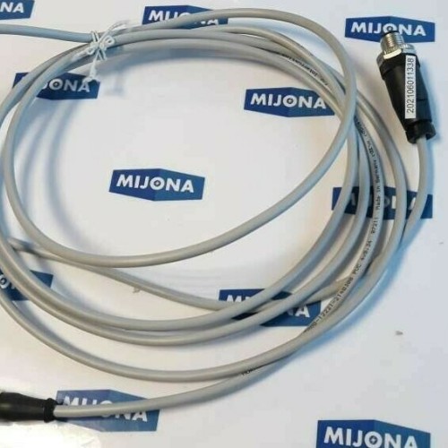 Murr Elektronik 7000 12221 2140300 M12 cable 3m MALE FEMALE NEW OLD STOCK Murr Elektronik 7000 12221 2140300 M12 cable 3m MALE FEMALE NEW OLD STOCK