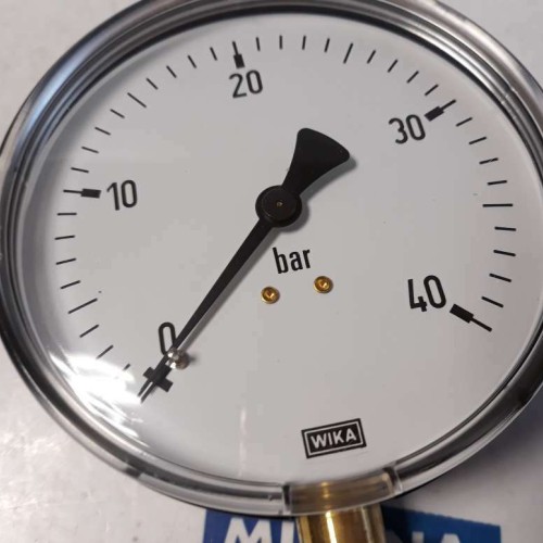 WIKA 17350366 111 0-40bar manometer Ø100mm (new old stock)