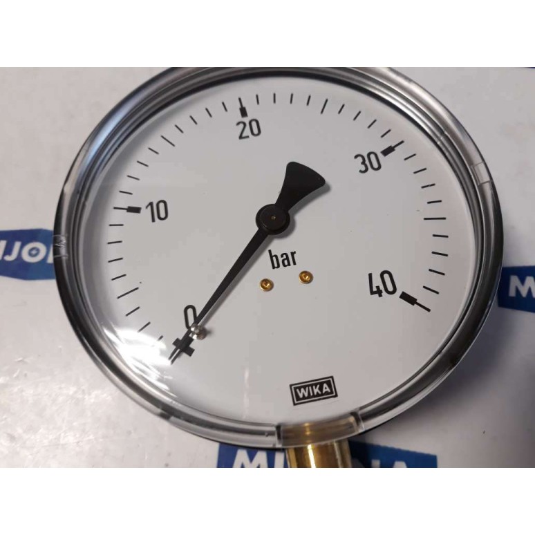 WIKA 17350366 111 0-40bar manometer Ø100mm (new old stock)