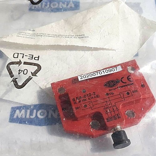 Destaco 8EA 012 2 10-30VDC 0,15A S01 S02 1650019 SENSOR CLAMP SWITCH