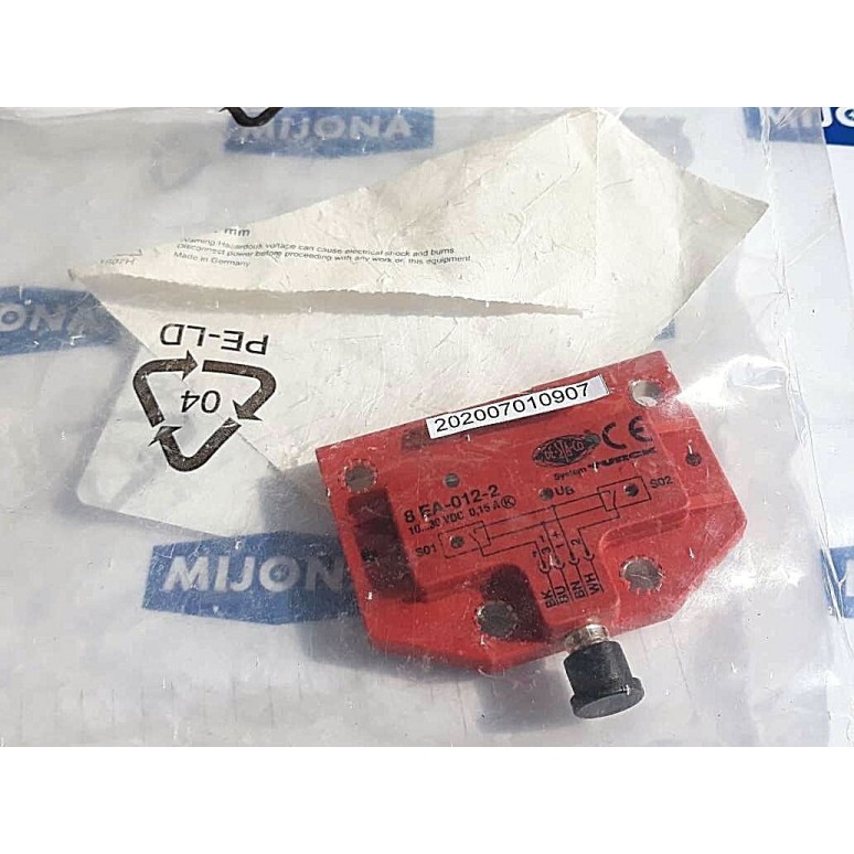 Destaco 8EA 012 2 10-30VDC 0,15A S01 S02 1650019 SENSOR CLAMP SWITCH