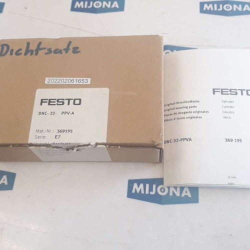 FESTO DNC 32 PPV A 369195 SET OF WEARING PARTS NEW OLD STOCK FESTO DNC 32 PPV A 369195 SET OF WEARING PARTS NEW OLD STOCK