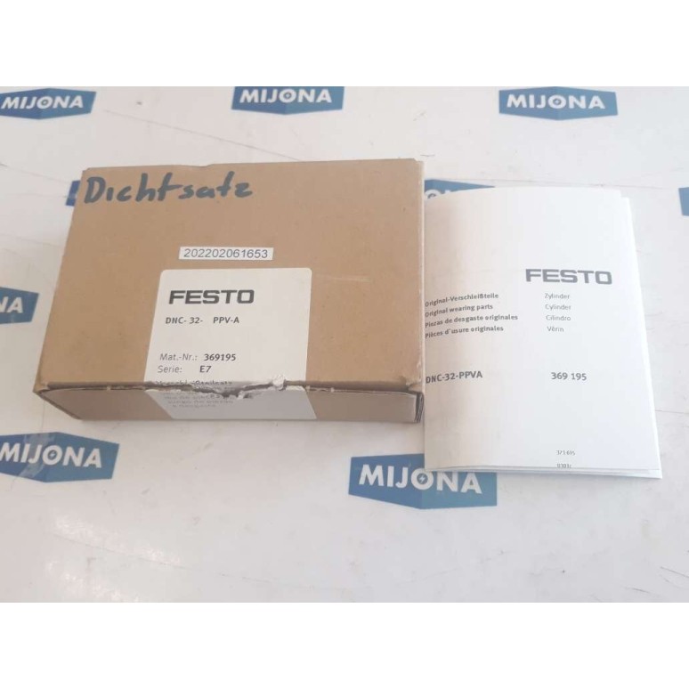 FESTO DNC 32 PPV A 369195 SET OF WEARING PARTS NEW OLD STOCK