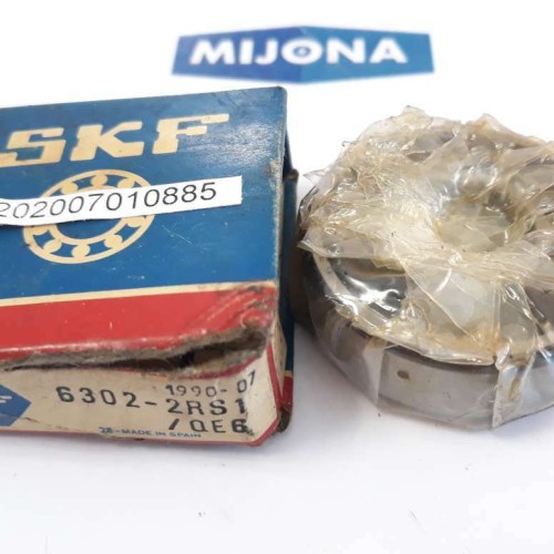 SKF 6302 2RS1 QE6 bearing 15x42x13 (NEW OLD STOCK) SKF 6302 2RS1 QE6 bearing 15x42x13 (NEW OLD STOCK)