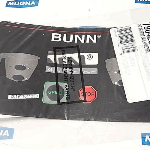 BUNN Graphics overlay kit MHG membrane overlay wethers F11 S 0501