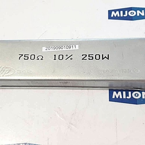 ECOMSA RHP RB 750Ω 10% 250W RESISTOR ECOMSA RHP RB 750Ω 10% 250W RESISTOR