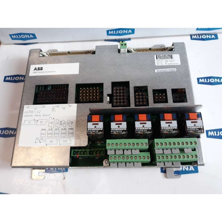 ABB Flexible Automation ACRB 02 Safety cabinet relay board 3HNE 06223-1