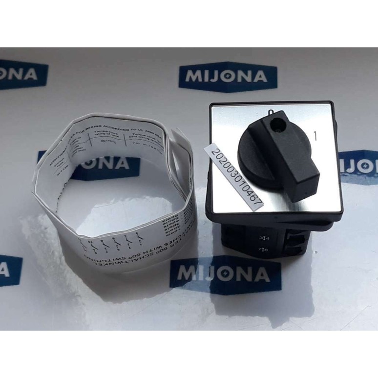 Siemens 3LF120 Selector Switch On Off 16A 300VAC 3HP 240V 3PH new old stock