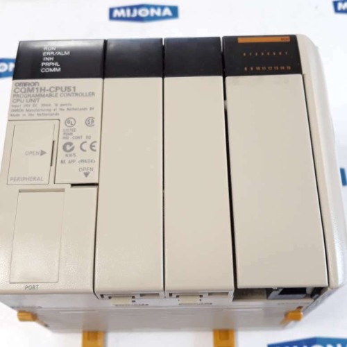 OMRON CQM1H CPU51 PROGRAMMABLE CONTROLLER CPU UNIT 24V DC 10mA 16 points 1322N